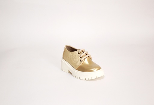 [1426] Zapato dorado con plataforma